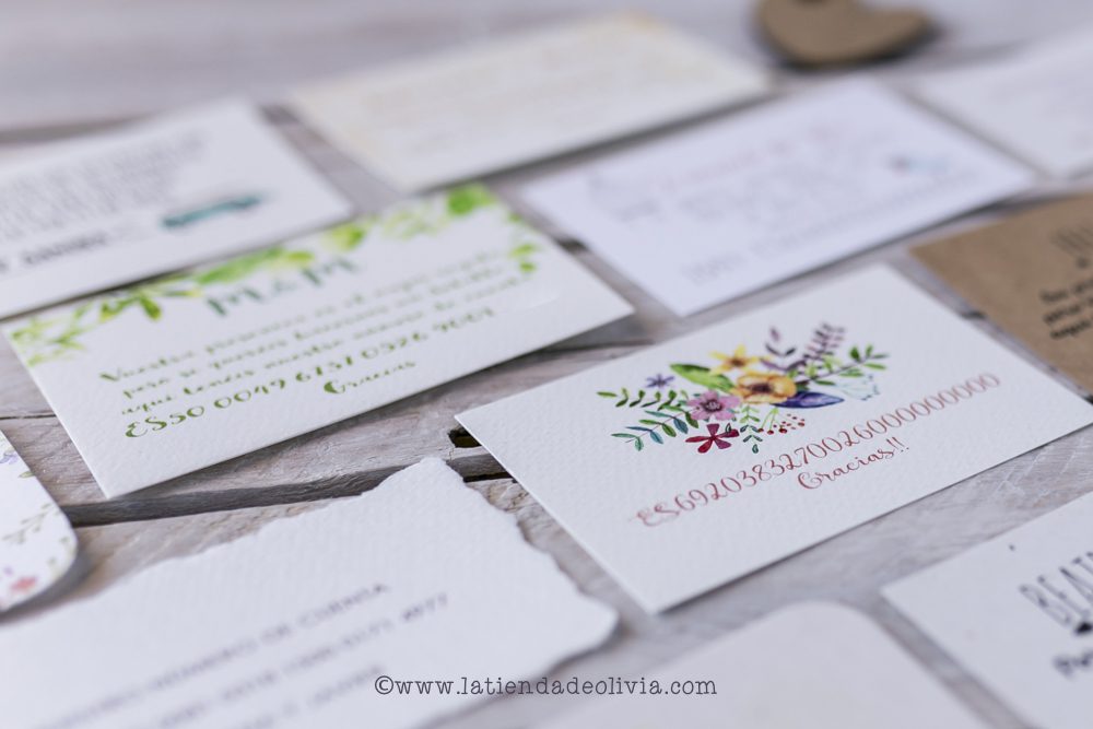 Tarjetas con número de cuenta - Imagen 8