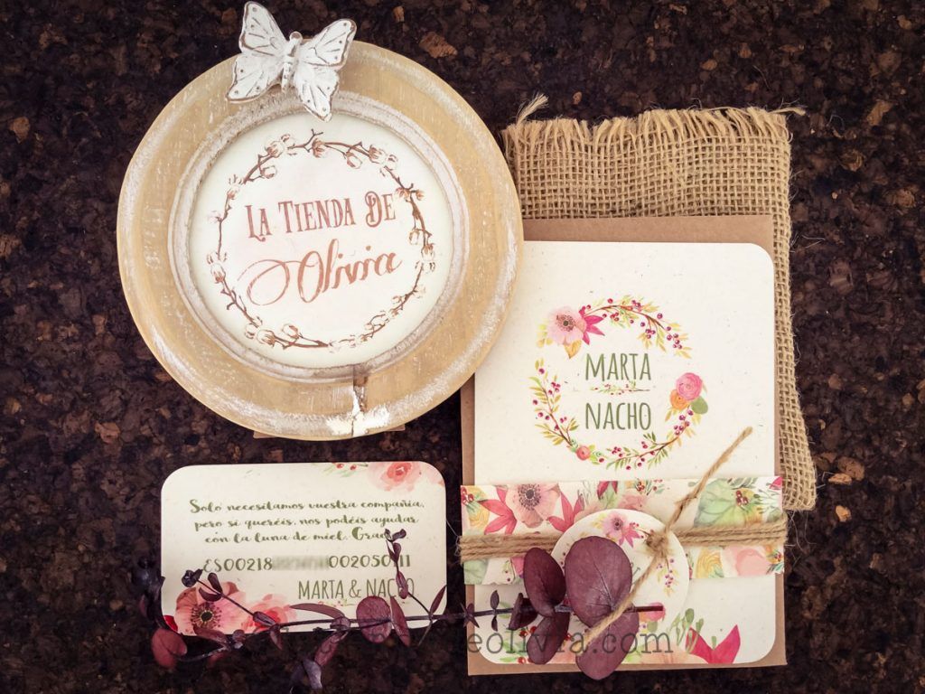 Tarjetas con número de cuenta