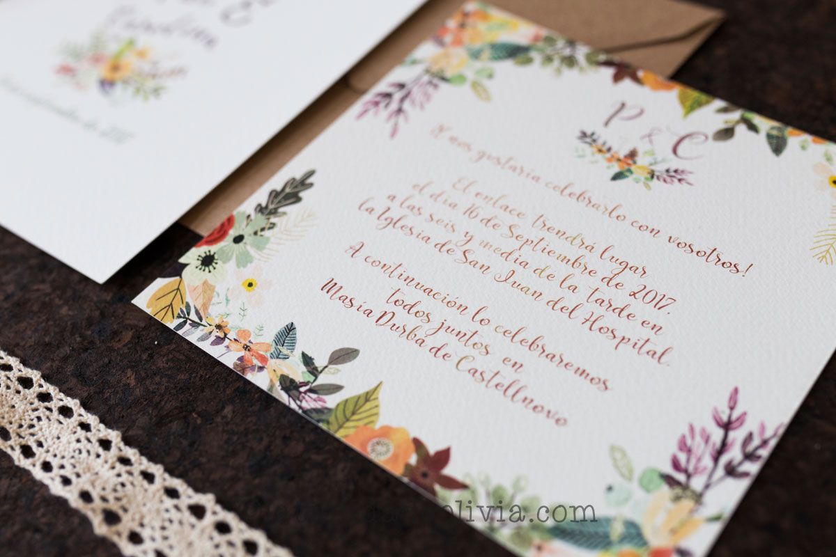 Invitaciones de boda en Asturias