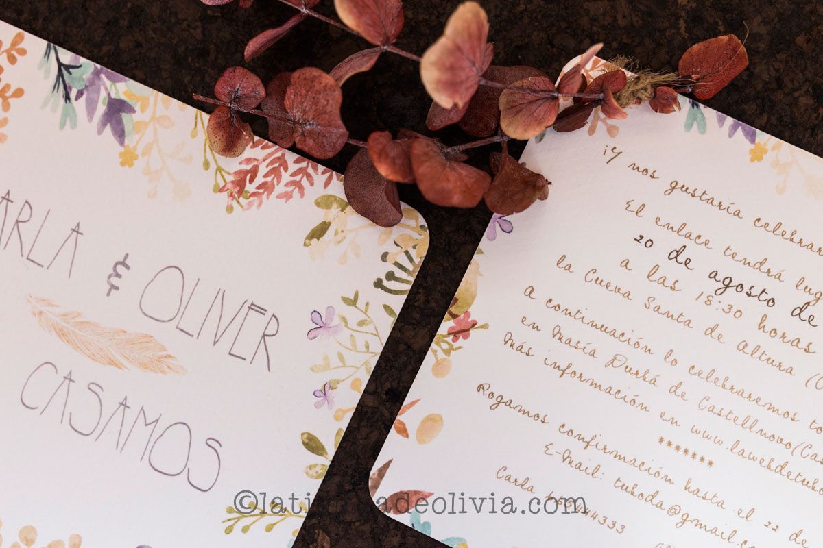 Invitaciones de boda en Móstoles
