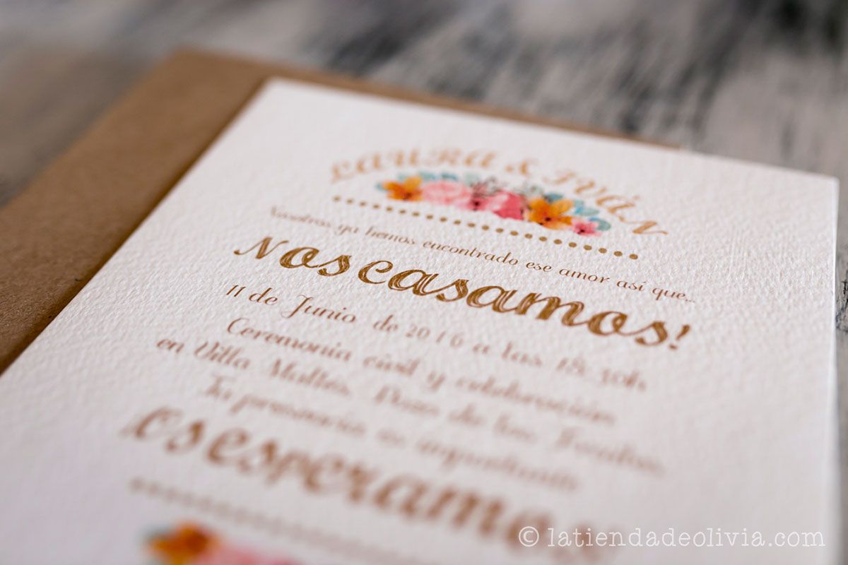Invitaciones de boda en Pamplona
