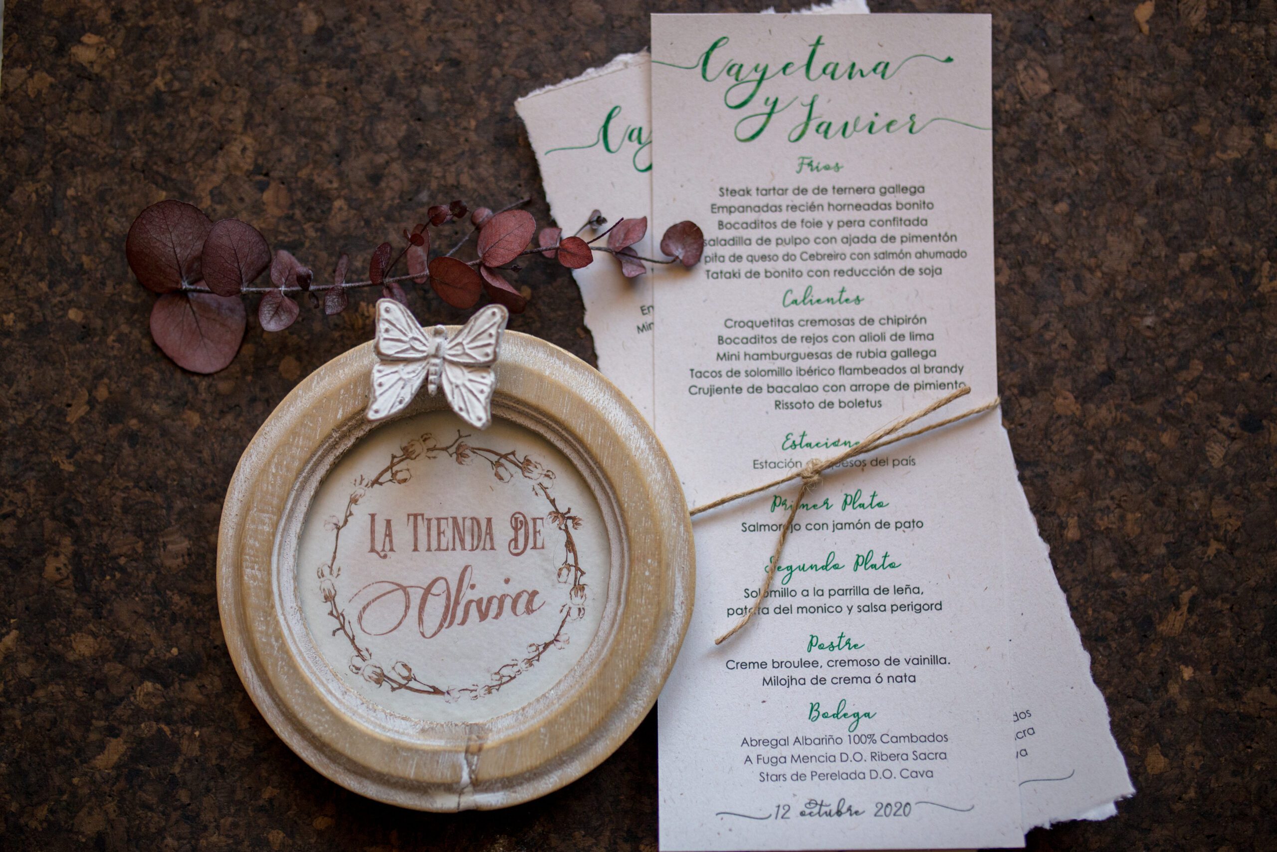 Meseros, seating plan y minutas de boda con diseño CAYETANA - Imagen 2