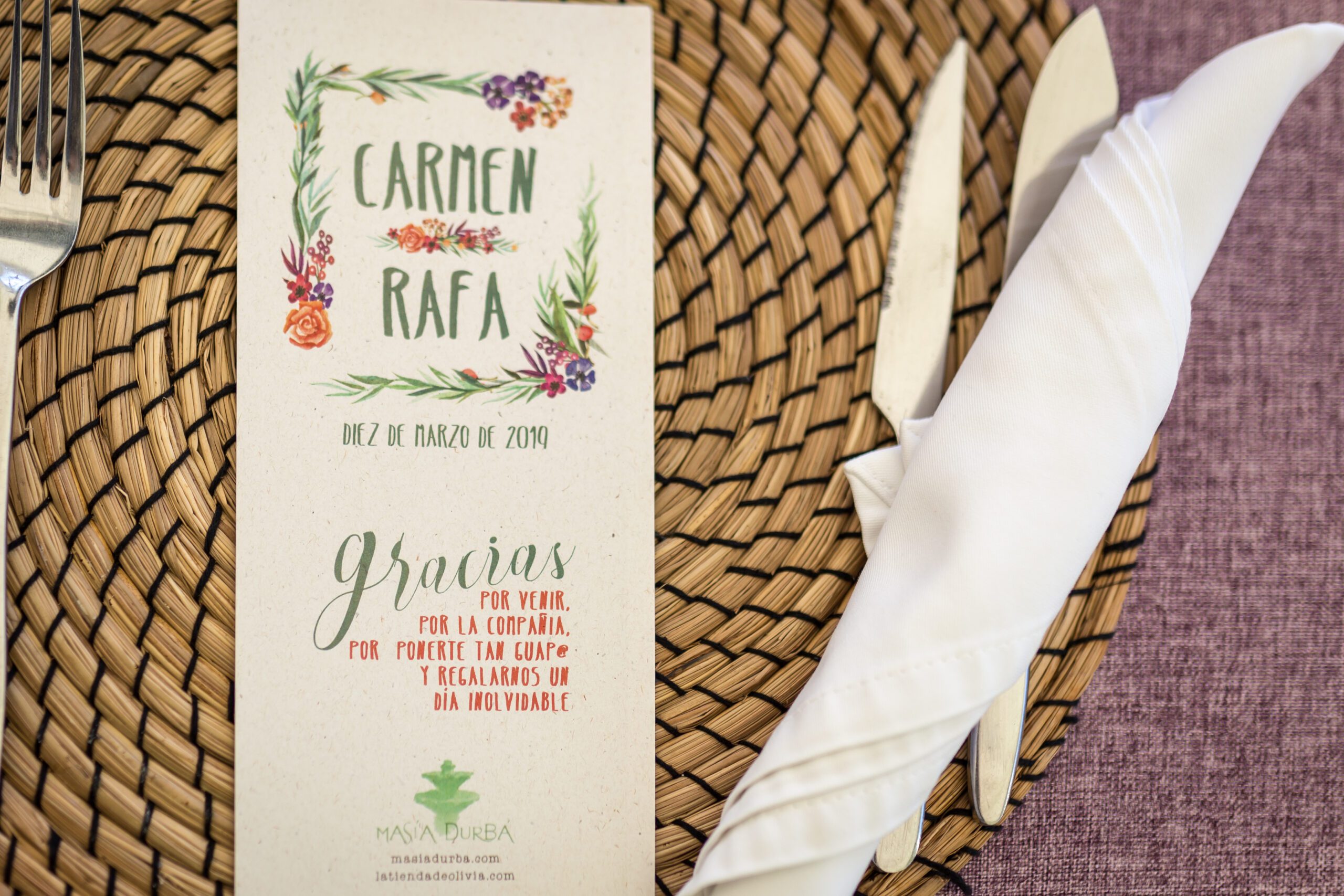 Minutas bodas