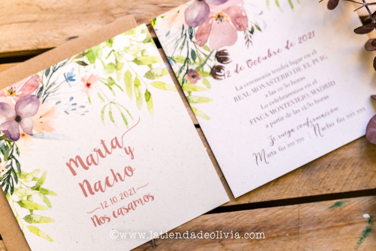 Invitaciones para bodas en Valencia