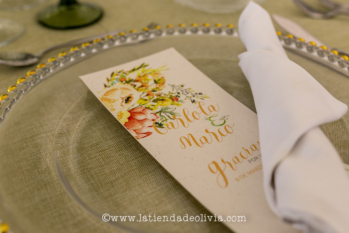 Invitaciones y papelería de boda en Tenerife