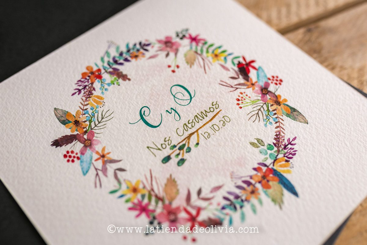 Invitaciones de boda elegantes, Tenerife