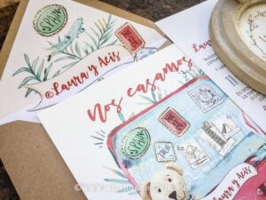 Invitaciones, tarjetas boda, Pamplona