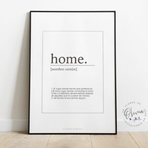 LAMINA DEFINICION HOME DESCARGABLE