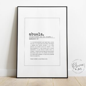 LÁMINA ABUELA DESCARGABLE