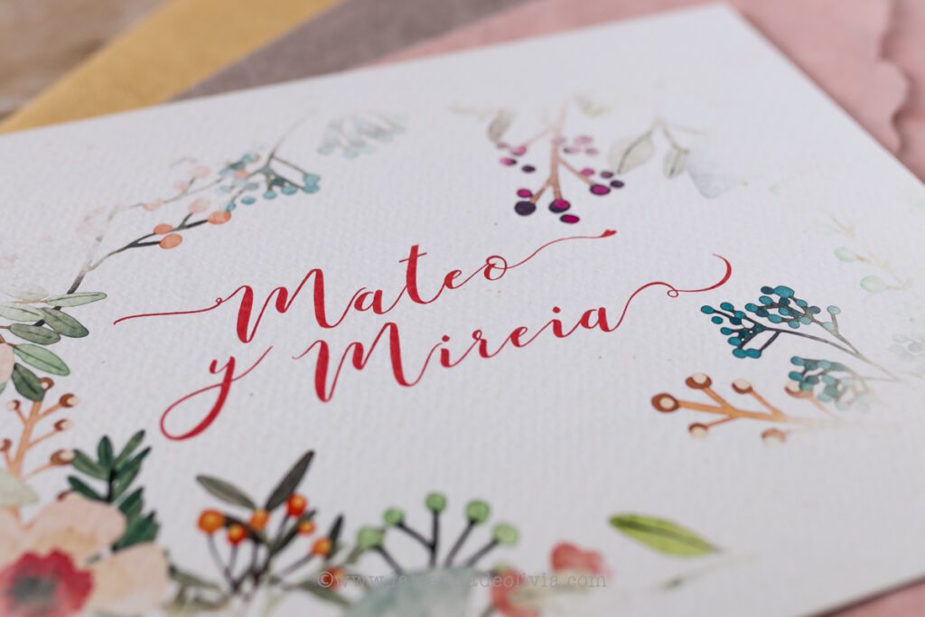 Invitaciones de bodas en Madrid