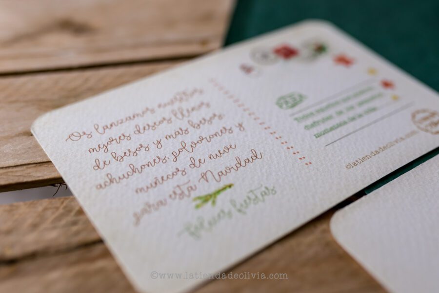 Postales de Navidad para EMPRESAS con MENSAJE PERSONALIZADO - Imagen 2