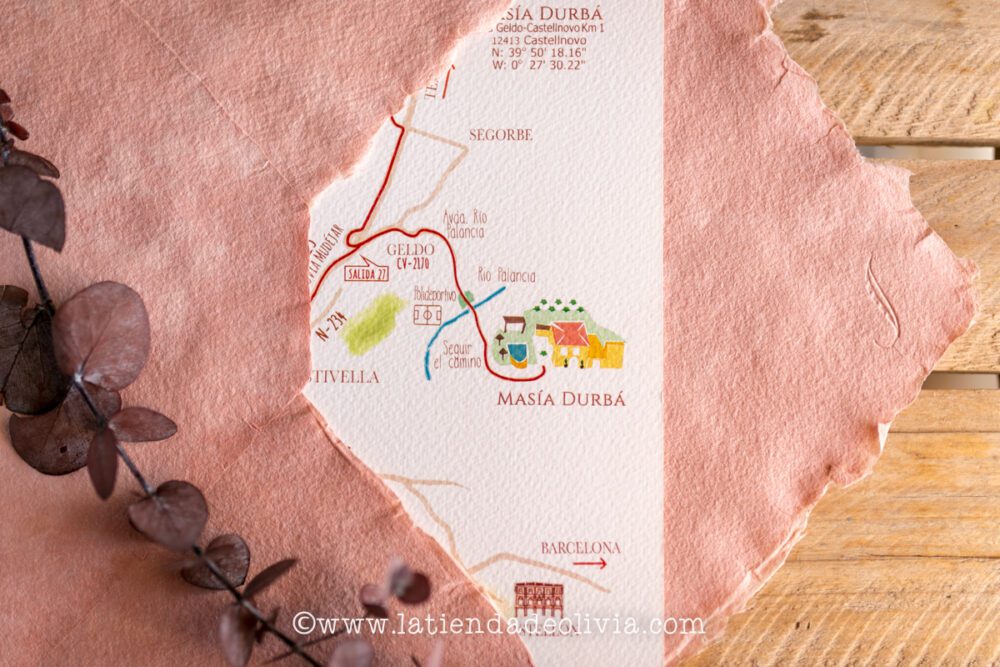 Sobres artesanos para invitaciones