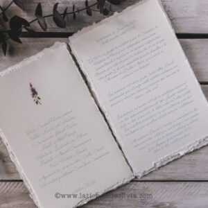 Papel con bordes rasgados