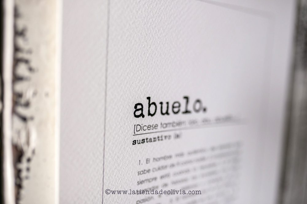 lamina decorativa abuelo iaio