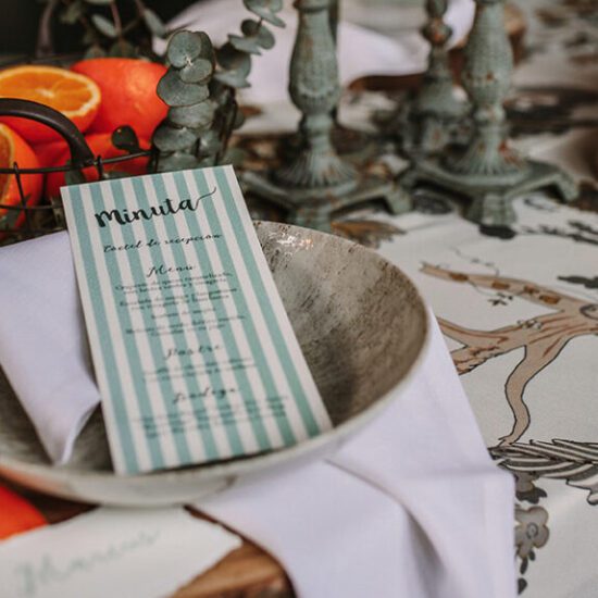 minutas de boda