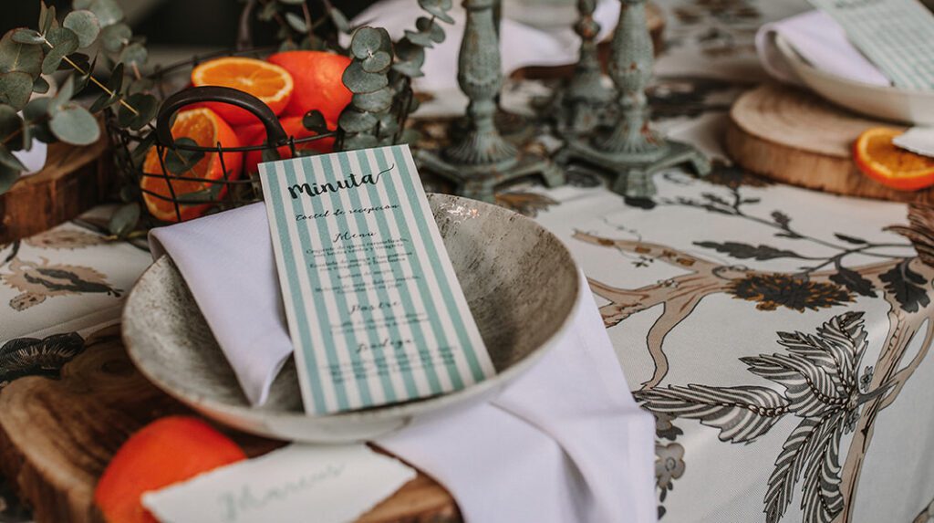 minutas de boda