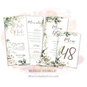 Minutas para bodas con estilo mediterráneo _ La tienda de Olivia