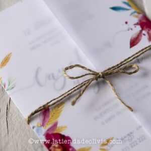 Ensobrado papel vegetal para invitaciones de boda