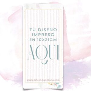Tu Diseño Impreso en 10x21cm