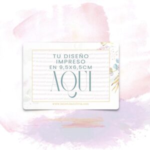 Tu Diseño Impreso en 10 * 6,5cm
