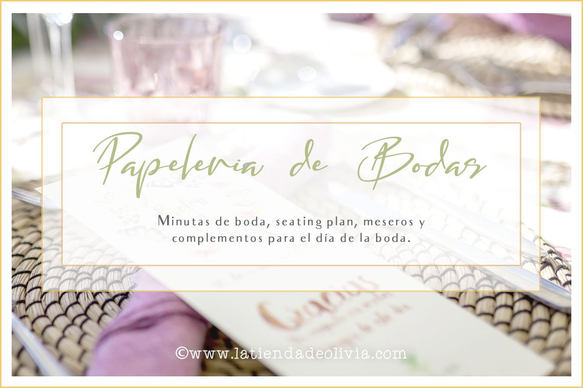 Papelería de bodas