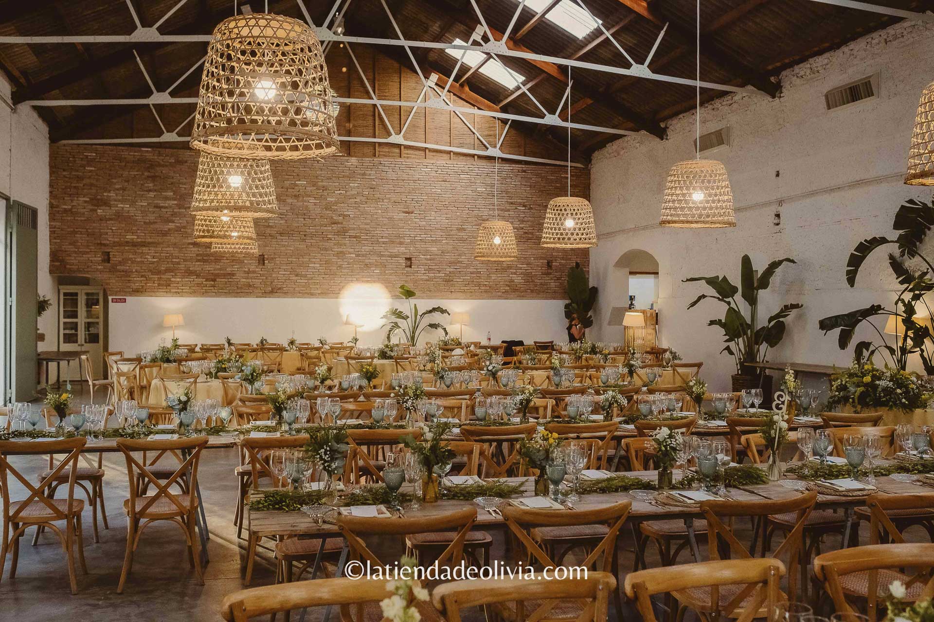 Banquete de bodas en finca