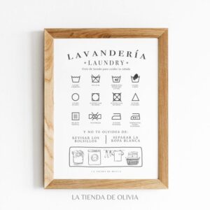 lamina decorativa para zona de lavanderia