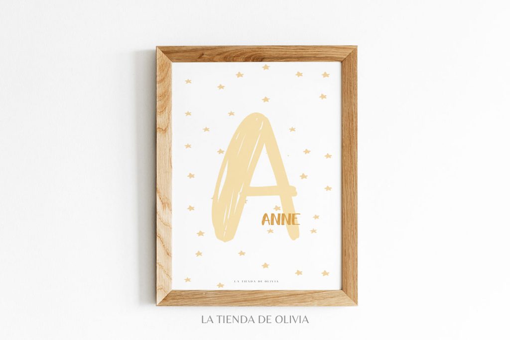 Lámina  "Inicial Estrellas"