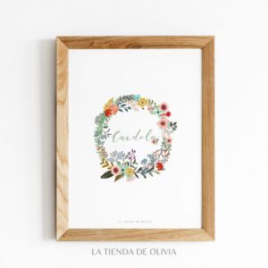 LÁMINA Corona de Flores
