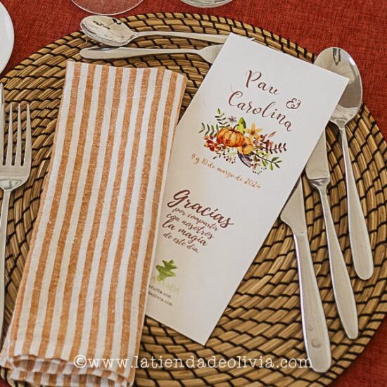 minuta de boda