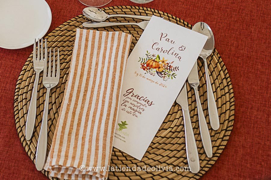 minuta de boda