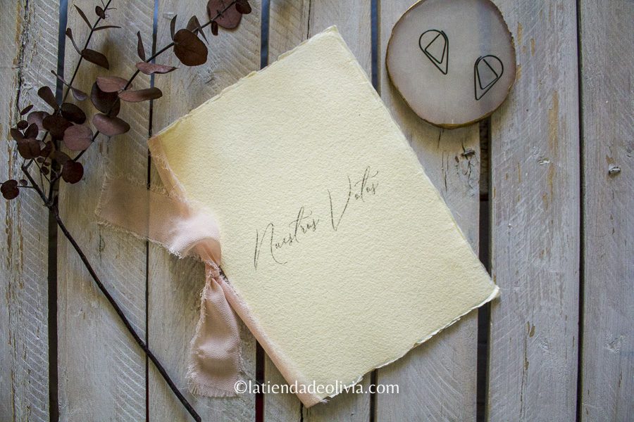 Libros para bodas, tanto misales com libro de firmas de testigos o libro de votos