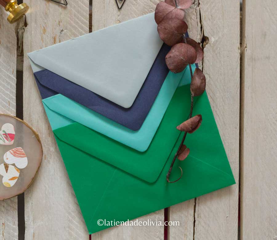 Sobres para invitaciones de boda (Packs de 5 unidades) - Imagen 14