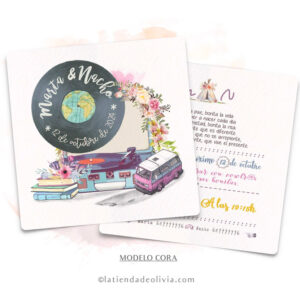 disenos-de invitaciones-originales-y-elegantes_la-tienda-de-olivia-con-furgoneta