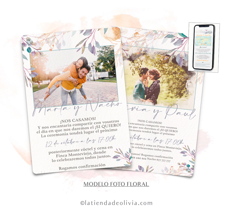 disenos-de invitaciones-originales-y-elegantes_la-tienda-de-olivia-con-foto