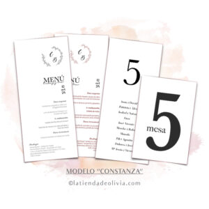 Minutas para bodas con estilo mediterráneo _ La tienda de Olivia