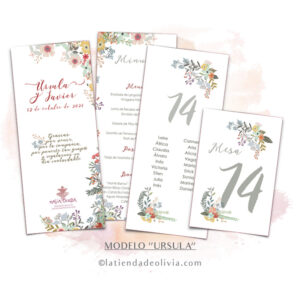 Minutas para bodas con estilo mediterráneo _ La tienda de Olivia
