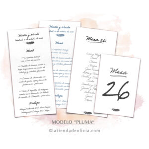 Minutas para bodas con estilo mediterráneo _ La tienda de Olivia