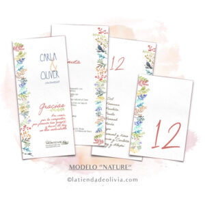 Minutas para bodas con estilo mediterráneo _ La tienda de Olivia