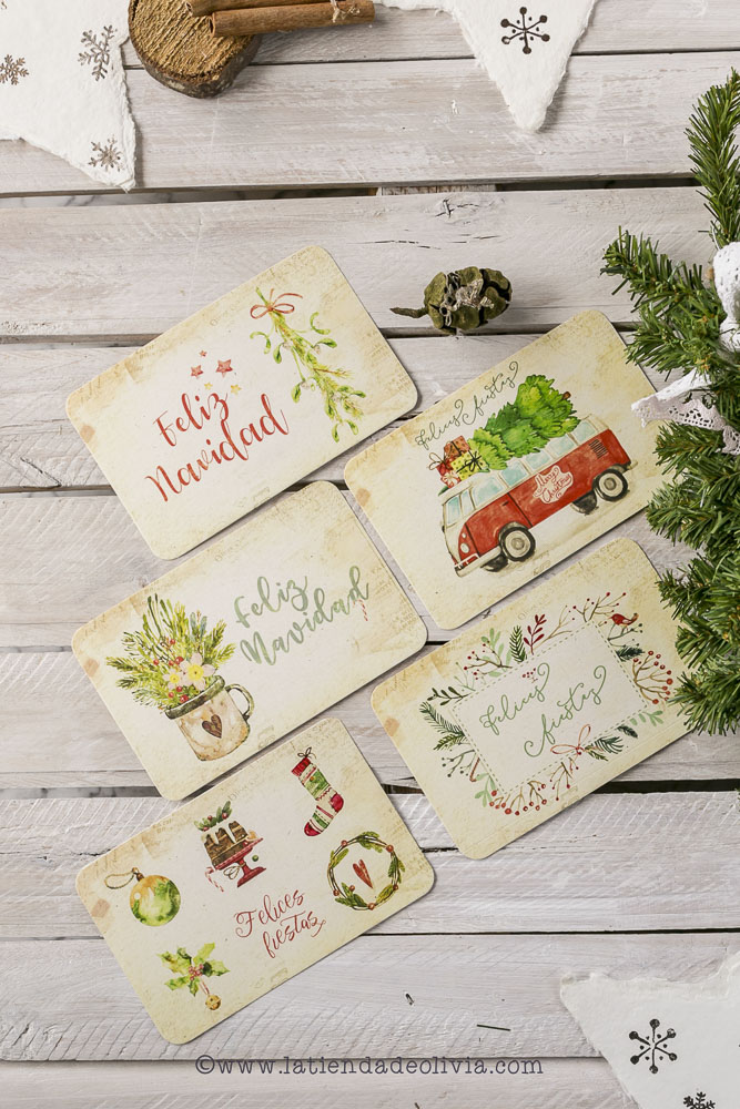 Postales de navidad, tarjetas navideñas